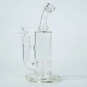 dab rig 10 pollici 5mm di spessore trasparente percolatore olio narghilè becher vetro fumare pipa ad acqua shisha con ciotole