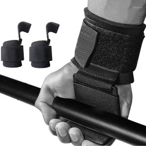 Accessori 2 pezzi Fitness Esercizio Sollevamento pesi Ganci Barra orizzontale Pull-Up Help Heavy Duty Power Grips Allenamento Cinghie QW