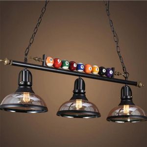 Kolye lambaları Modern Işıklar Amerikan Nostaljik Restoran Bar Giyim Mağazası Bilardo Odası Yaratıcı Dekoratif Zincir Asılı Lamba