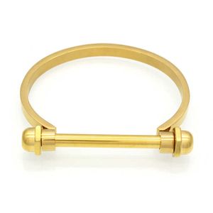 New Design Nut Nail Bracelet Armband Gold Bracelet for Women Screw Cuff Bracelets & Bangles Manchette Men Jewelry Pulseiras Q0722