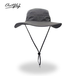 夏のブリムのバケツの帽子のための漁師の帽子のための帽子の帽子の帽子の帽子の帽子通気性メッシュポリエステルクイックカット