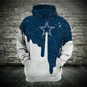 Erkek Hoodies Sweatshirts Amerikan kapüşonlu kazak hayranları kapüşonlu kovboylar baskılı 3D