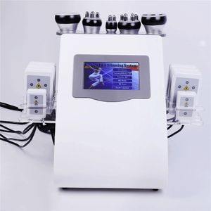 Factory 6 In 1 ultrasound machine for skin tighten Ultrasonic Cavitation Vacuum Radio Frequency slim machine for face massager