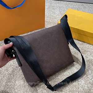 Mens Designer Messenger Bag Crossbody Manyetik M45557 Bags Boyfriend Hediye Yüksek kaliteli gezi iş omuz cüzdanları Okul Topçukları225b