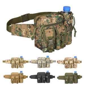 Waist Bags Running Sports Fanny Pack Outdoor Function Small Waterproof Bag Tactical Water Bottle Backpack