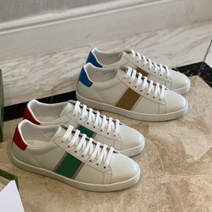 Ace spor ayakkabı işlemeli sıradan ayakkabı İtalya yeşil ve kırmızı şerit iki tonlu lüks tasarımcılar ayakkabı