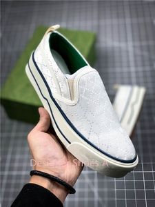 2022 Designers Tennis sneaker canvas Luxurys Shoe Beige Blue washed jacquard denim Women Shoes Ace Rubber sole Embroidered Vintage ca