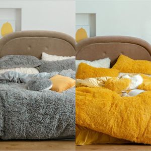 Super Warm Coral Fleece Duvet Cover Winter Soft and Comfortable Bedding Quilt Cover Multipurpose Sofa Bed Throw Blanket C0223