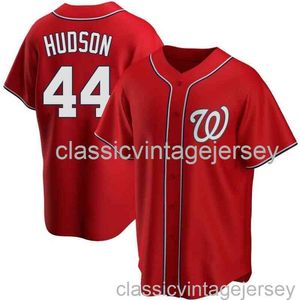 DANIEL HUDSON RED VER2 AOP Baseball Jersey XS-6XL Stitched Men Women Youth baseball Jersey