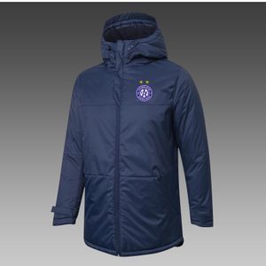 MENS FK Österrike Wien Down Winter Outdoor Leisure Sports Coat Outerwear Parkas Team Emblem Customized