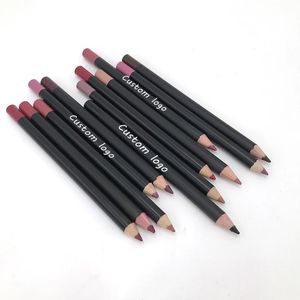 Eyeliner Kolor Wodoodporna Matowa Lip Liner Długotrwałe Nawilżanie Sexy Ołówek Naturalny Makijaż Makeup Kosmetyki