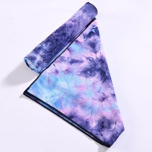 Toalhas esportes tie-dye suor-absorvente microfibra de ginástica ao ar livre espessou pano para correr