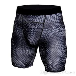 Homens Exercício Ginásio Shorts Pro Quick-Seco Sportswear Running Bodybuilding Skin Sport Training Fitness Compression Shorts com CFFSX