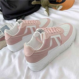 Baskets Blanches pour Femmes Tennis en toile enfiler chaussures plateforme