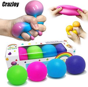 Wholesale globbles ball resale online - Soft Gel Vent Needoh Ball Color Beads Stress Ball Stuff with Stress Relief Mini Toys Autism Toys Fidget Globbles X0707