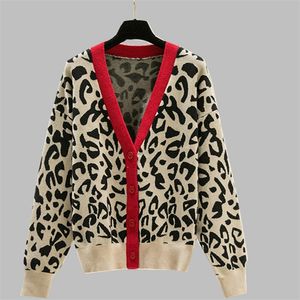 Роскошный дизайнер бренда осень зима вязаный кардиган лук поворот жемчужный полоса свитер черный белый красный джемпер одежда 210922