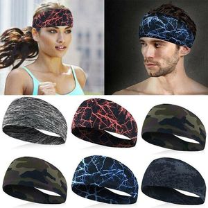 Wholesale moisture wicking sweatband for sale - Group buy Unisex Multi Color Sweat Sweatband Headband Gym Running Stretch Sports Head Band Crossfit Working Out Moisture Wicking