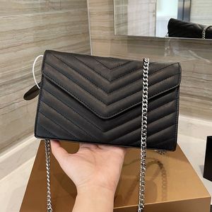 Genuine Leather Handbag Comes With Box WOC Chain Bag Women luxurys Fashion Designers Bags Female clutch Classic High Quality Girl Handbags