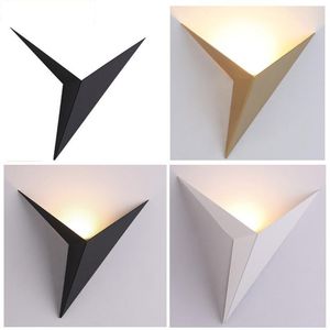 Wall Lamp Original Creative Modern Minimalist Triangle Shape LED Lamps Nordic Style Indoor Living Room Lights 3W Lighting