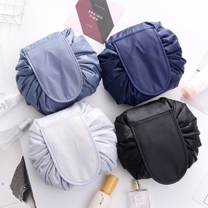 Flamingo Lazy Drawstring Cosmetic Bag Multi-Function Travel Magic Pougher Portable Point Bag Makeup Организатор Сумки Rra4394