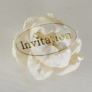 Invitation Label Stickers Party Envelope Seal Adhesive for Wedding Bridal or Baby Shower Business Birthday Gift Card Packing -240-Count