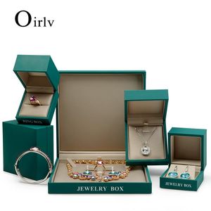 Jewelry Pouches Bags Oirlv Necklace Bracelet Pendant Premium Paper Gift Box With Silk Case For Birthday Anniversary Engagement Proposal