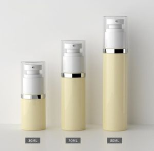 30ml 50ml 80mlペットプラスチック高級空の真空ポンプのボトルエアレスディスペンサー瓶コンテナのためのローションメーキャップ化粧品クリームSN4871