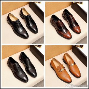 A1 NEUE beliebte Casual HERRENSCHUHE glitzernder königsblauer Druck Flache FORMALE OXFORDs Hochzeit Abendkleid SCHUHE Sapato Social Masculino 33