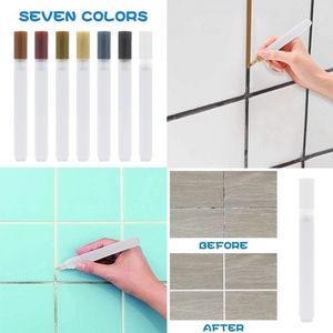 E Crevice Whitening Pen Wall Färg Reparation Färg Keramisk Golvplatta Mouldsäker Vattentät Fuktbeständigt och Låg Lukt