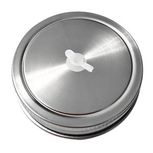 Бутылки для хранения JARS Round Connning Canning Mason Jar Lids Универсальные утечки Утекание силиконовые кольца из нержавеющей стали Уплотнение из нержавеющей стали.