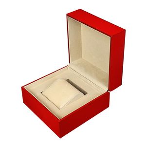 Kastenproduktionen großhandel-Watch Boxen Hüllen MDF Paint Hardcover Marke Fall Staubdichte Reine Farbe Einfache Mode Produkt Verpackung Custom Box Hom