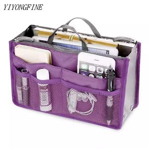 Tote Borsa cosmetica di grande capacità Addensare Accessori da viaggio Inserto da viaggio in nylon Organizer Borsa per borsa Borsa per trucco per donna C0315