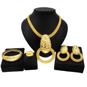 Ohrringe Halskette Yulaili Mode Klassische Damen Große Ohrring Schmuck Sets Und Nigerianischen Braut Luxus Elegante Set China Großhandel