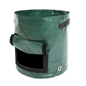 Plantadores Pots Jardim PE Composto Saco Mudas De Vegetais Plantando Batatas Crescer Jardim de Cozinha Compostável Sacos Plantador Planting Pot