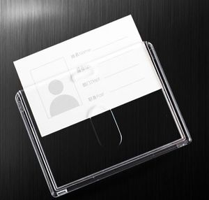 2021 new Clear Acrylic Staff ID Card Holder Transparent Badge Holder for Access Card