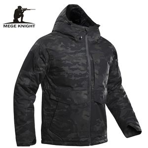 Mege Tactical Jacket Winter Parka Camouflageコートコンバット軍事服Multicam暖かいアウトドアエアソフトウィンドキート211204