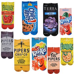 Cooling Socks toptan satış-Erkek Çılgın Komik Serin D Baskı Desen Yenilik Tüp Çorap Garip Galaxy Hayvan Basketbol Funky Atletik Tüp Ekip Çorap