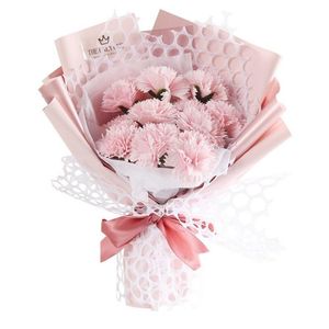 Decorative Flowers & Wreaths Carnation Rose Bouquets Soap For Mother's Day Holiday Decoration