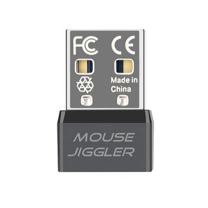 Mouse Jiggler gadget simulates mouse movement, USB interface, prevents laptop from sleeping, plug and play, no software required - Black