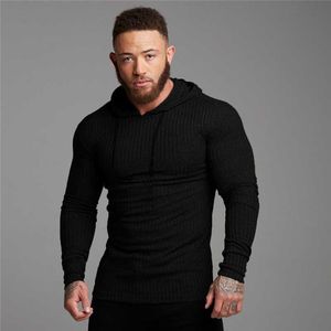 Moda Kış Sıcak Kapüşonlu Kazak Erkekler Balıkçı Yaka Mens Kazak Slim Fit Kazak Erkekler Klasik Sweter Erkekler Triko Çekin Homme Y0907