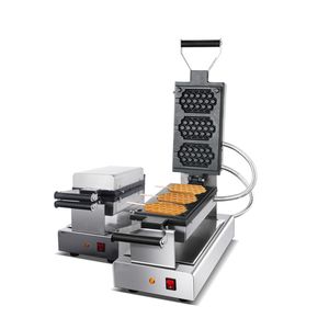 Beijamei Elektrikli Petek Şeklinde Flip Waffle Makinesi Makinesi Ticari Waffle Stick Yapma Pan