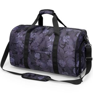 Erkekler fitness spor çantası büyük kadın spor yoga çanta kuru ve ıslak ayırma hafif bagaj çantası seyahat yüzme blosa Q0705
