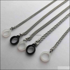 Pendant Necklaces & Pendants Jewelry Force Grid Chain Necklace Reek Relax Metal Asori Stainls Steel Hanging Rope Dustproof Er Ring Cigarette