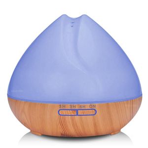 Wholesale ultrasonic diffuser changing color for sale - Group buy Humidifiers KBAYBO400ml Aroma Essential Oil Diffuser Ultrasonic Air Humidifier With Wood Grain Color Changing LED Lights