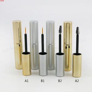 Wholesale silver tubes for sale - Group buy Top Quality Portable ml Empty Gold Silver Mascara Tube Eyelash Vial Liquid Bottle Container cc Eyeliner Make Up pcsgood quatity