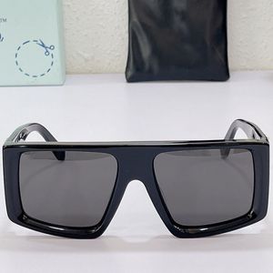 Herren-Sonnenbrille für Männer OERI004 Modetrend Straßenschießen quadratischer Blechrahmen OFF Designer-Sonnenbrille Reisen Urlaub Outdoor UV-Schutz Top-Qualität mit Box