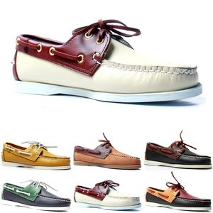 Black Shoes Loafers 2024 Casual Summermen Fashion Flat Slip On Mens Trainers Sneakers Storlek 36-45 Color85281207