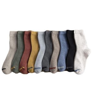 Men's Socks Autumn Winter Style Middle Stockings Lovers Fashionable Street Cotton Comfortable Solid