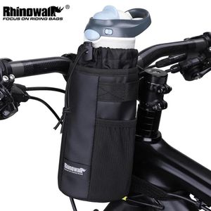 Borsa per biciclette Rhinowalk Bicycling Water Bottle Glichles Carrier Pouch MTB Bici Bianchetto Isolato Borsa da equitazione Accessorbar Accessorba35A33