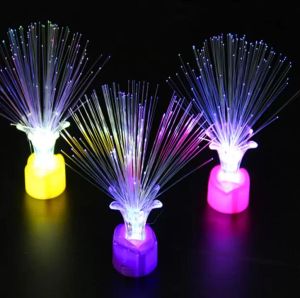 LED beleuchtete Spielzeuge Festival optische Sticks Rosenfaserlampen verstellbare dekorative Lampe Licht leuchtendes Spielzeug für Party CG001